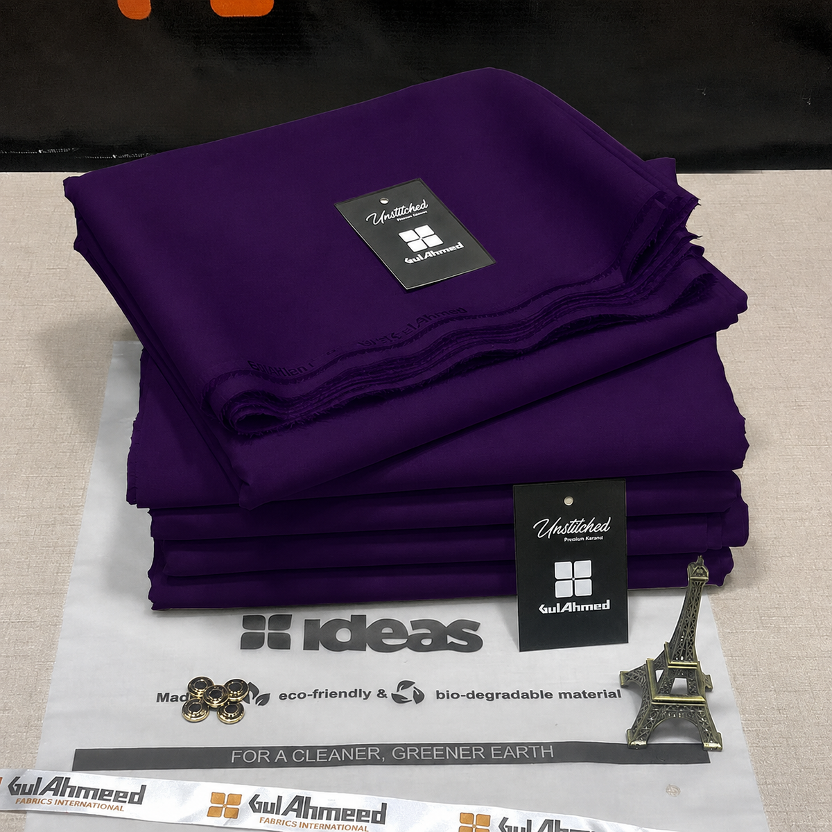 Gul Ahmed Premium Wash & Wear - Dark Purple
