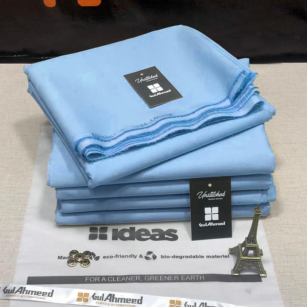 Gul Ahmed Premium Wash & Wear - Sky Blue